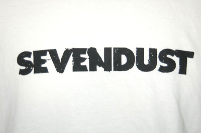 SEVENDUST Y2K White promo  T-Shirt XXL Never Worn