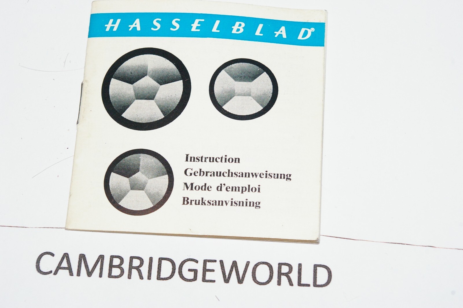 HASSELBLAD MULTI IMAGE INSTRUCTION MANUAL GUIDE BOOK GENUINE