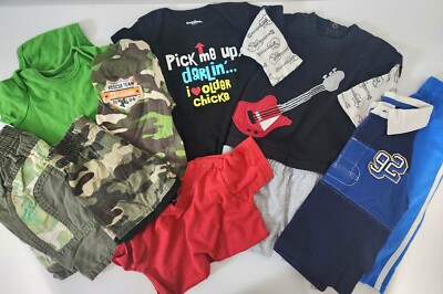 Baby Boy Lot 10pc. Bundle 12mth Toddler Infant Clothes Set