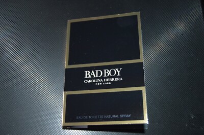 Carolina Herrera Bad Boy Eau De Toilette Men's Cologne Sample Vial