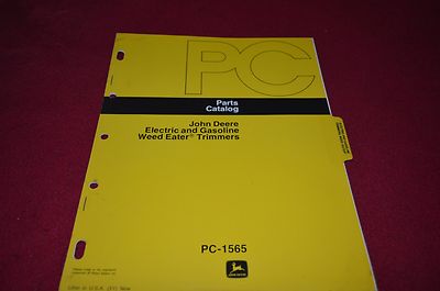 Trimmers Dealer Parts Book Manual Dcpa3