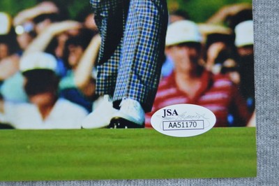 Jack Nicklaus Autographed Signed 11x14 Photo Masters Winner JSA COA PGA Rare