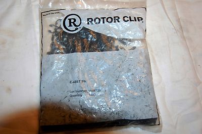 Rotor Clips E Clips E-43STPA (Qty of 1000) Made in USA