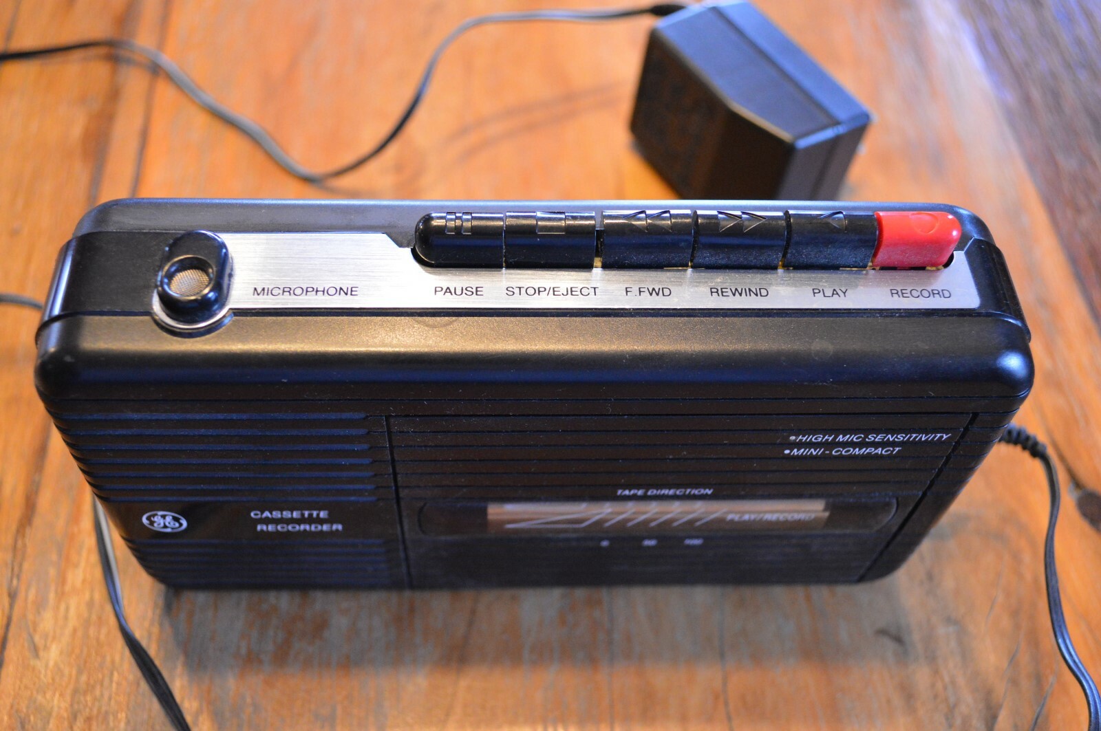 GE CASSETTE RECORDER PLAYER,MINI COMPACT,TESTED,WORKS,3-5301B,PREOWNED