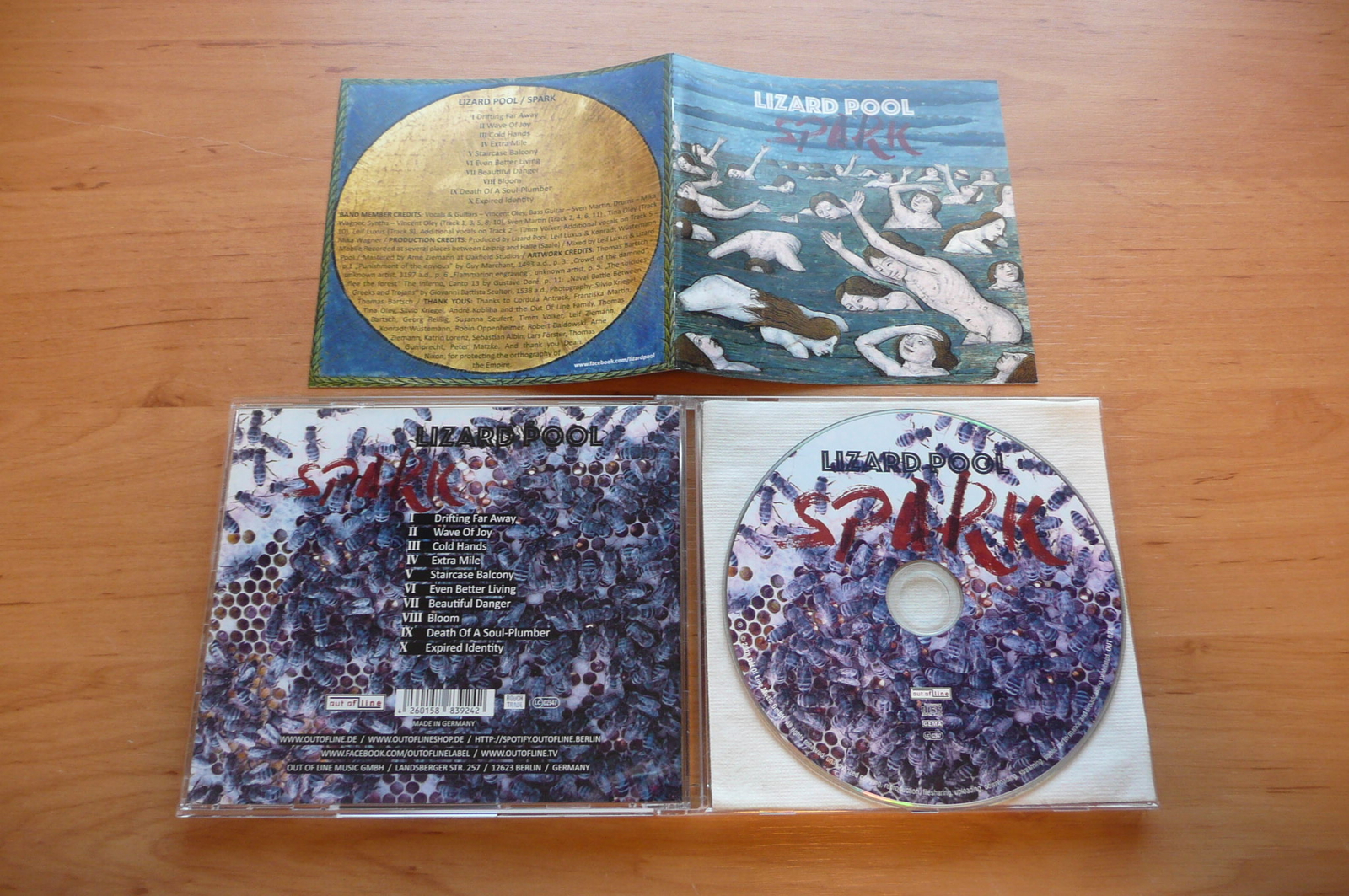 CD LIZARD POOL - SPARK / OUT OF LINE 2018 / DARKWAVE GERMANY