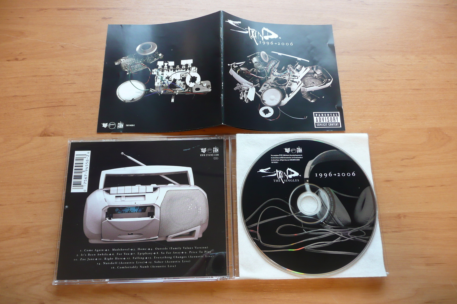 CD STAIND - THE SINGLES 1996-2006 / ATLANTIC 2006 / ALT METAL USA