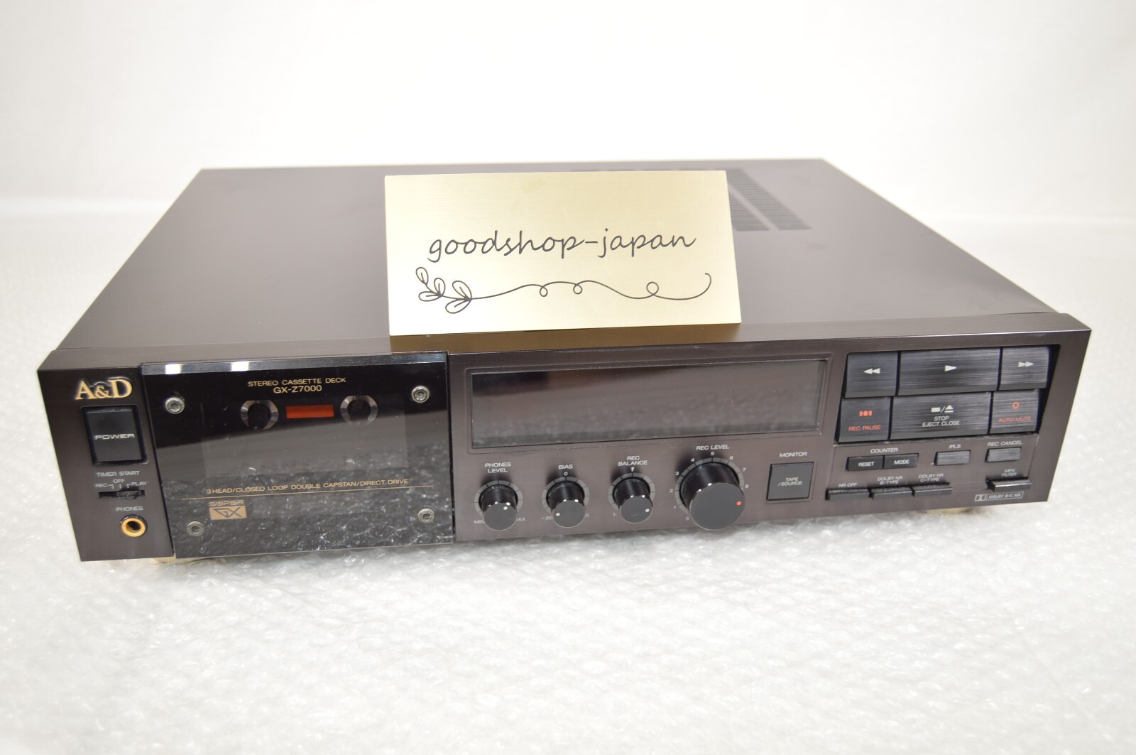 A&D GX-Z7000 カセットデッキ AKAI 赤井電機　現状 A&D GX-Z7000の仕様 アカイ/赤井