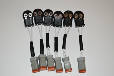 6 NEW CUMMINS N14 M11 L10 CELECT INJECTOR HARNESS/PIGTAILS  