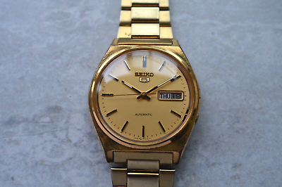 Seiko 5 7009 gold clearance