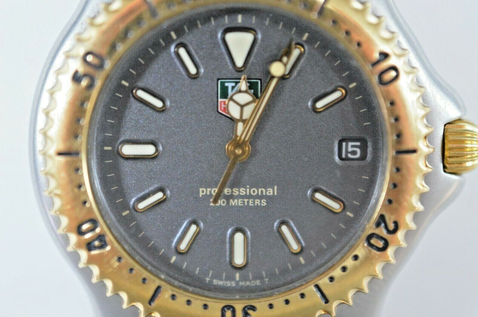 18K GOLD TAG HEUER PROFESSIONAL 200M QUARTZ WRISTWATCH S95 18K GOLD TAG HEUER PROFESSIONAL 200M QUARTZ WRISTWATCH S95