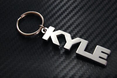 KYLE Schlüsselanhänger Schlüsselbund Schlüssel Fob Aus Edelstahl Namensgeschenk