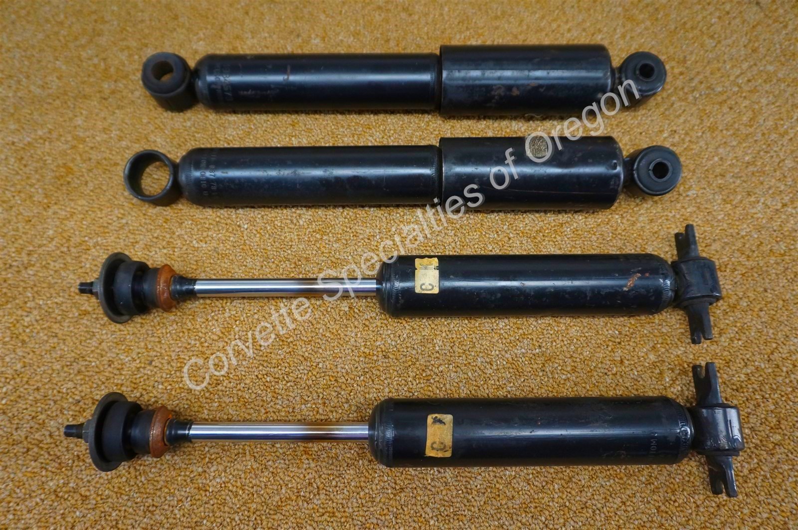 Original 1978 Corvette Delco Front & Rear Pliacell Shocks 4984577