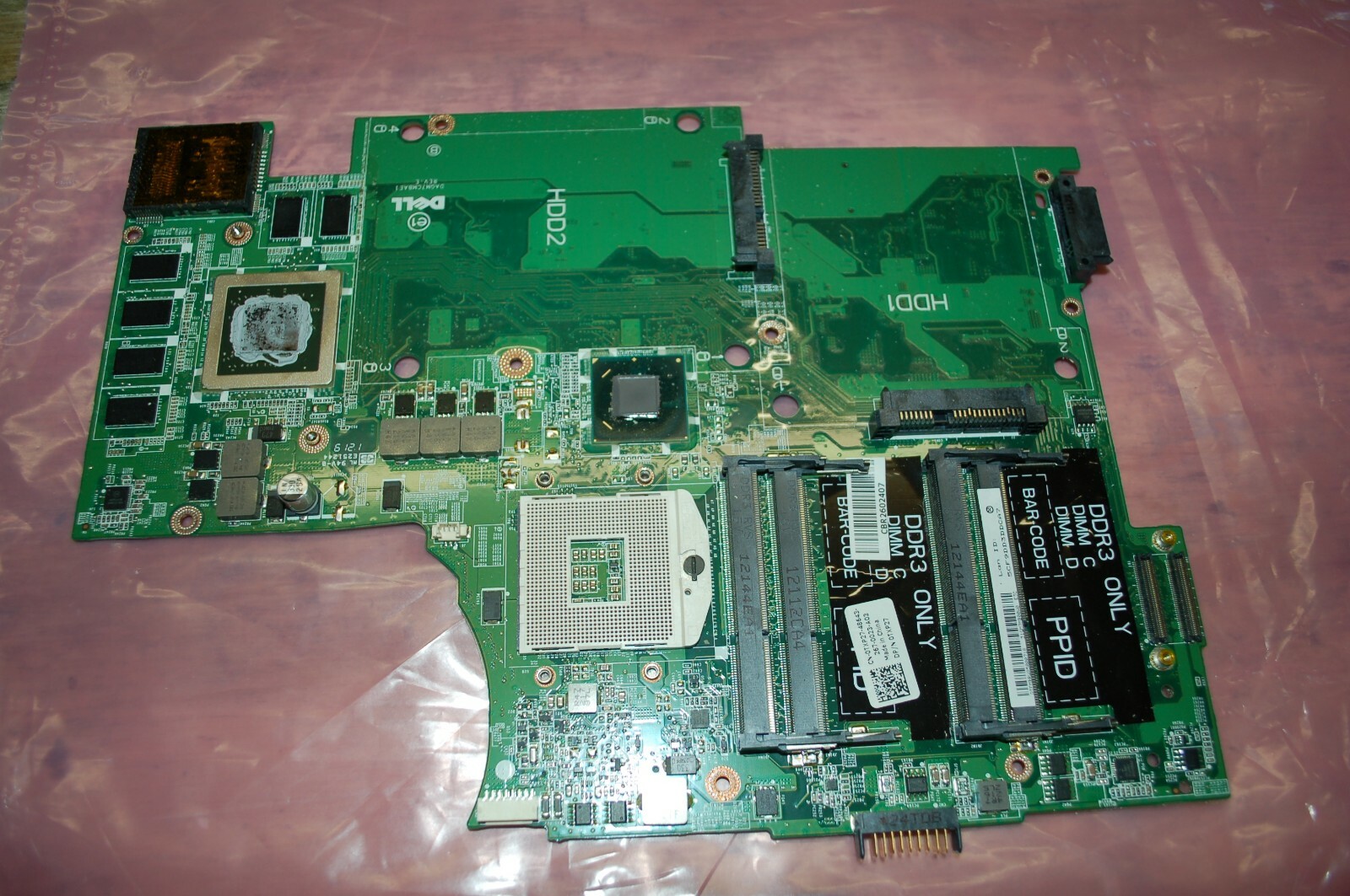 Genuine Dell Xps M1530 Laptop Motherboard 256mb Nvidia Geforce 8600m F125f N028d Motherboards Computers Tablets Networking