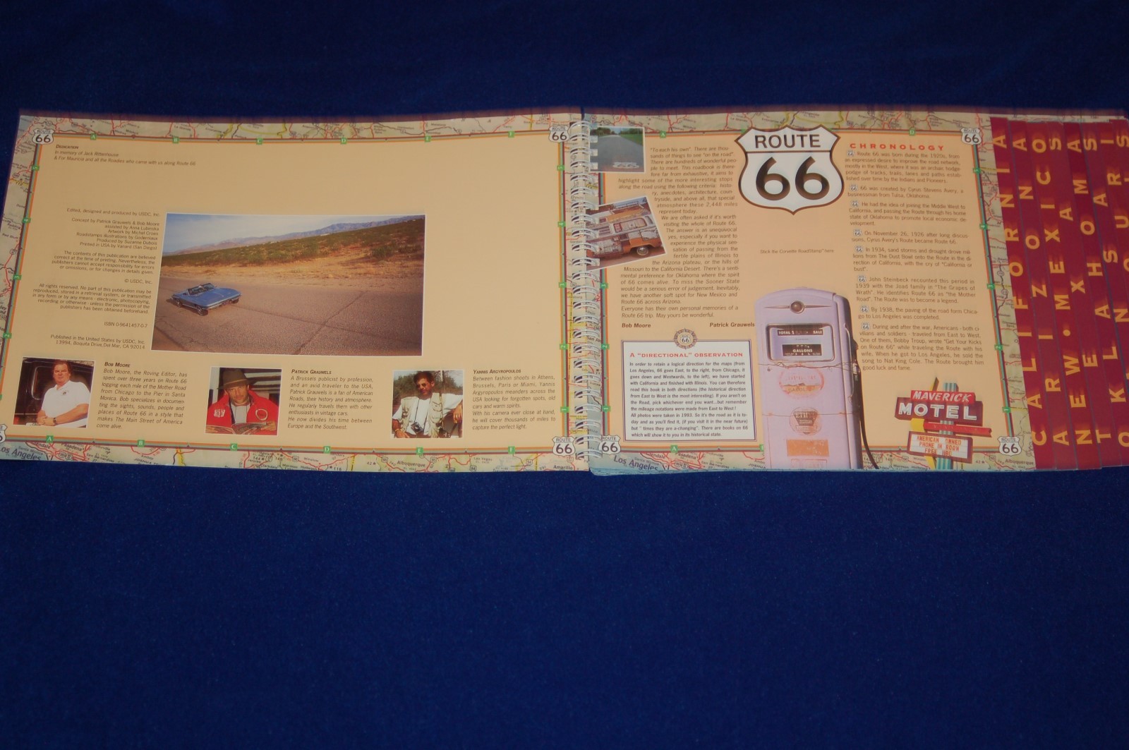 Route 66 A Guidebook To The Mother Road With Corvette On Both Covers