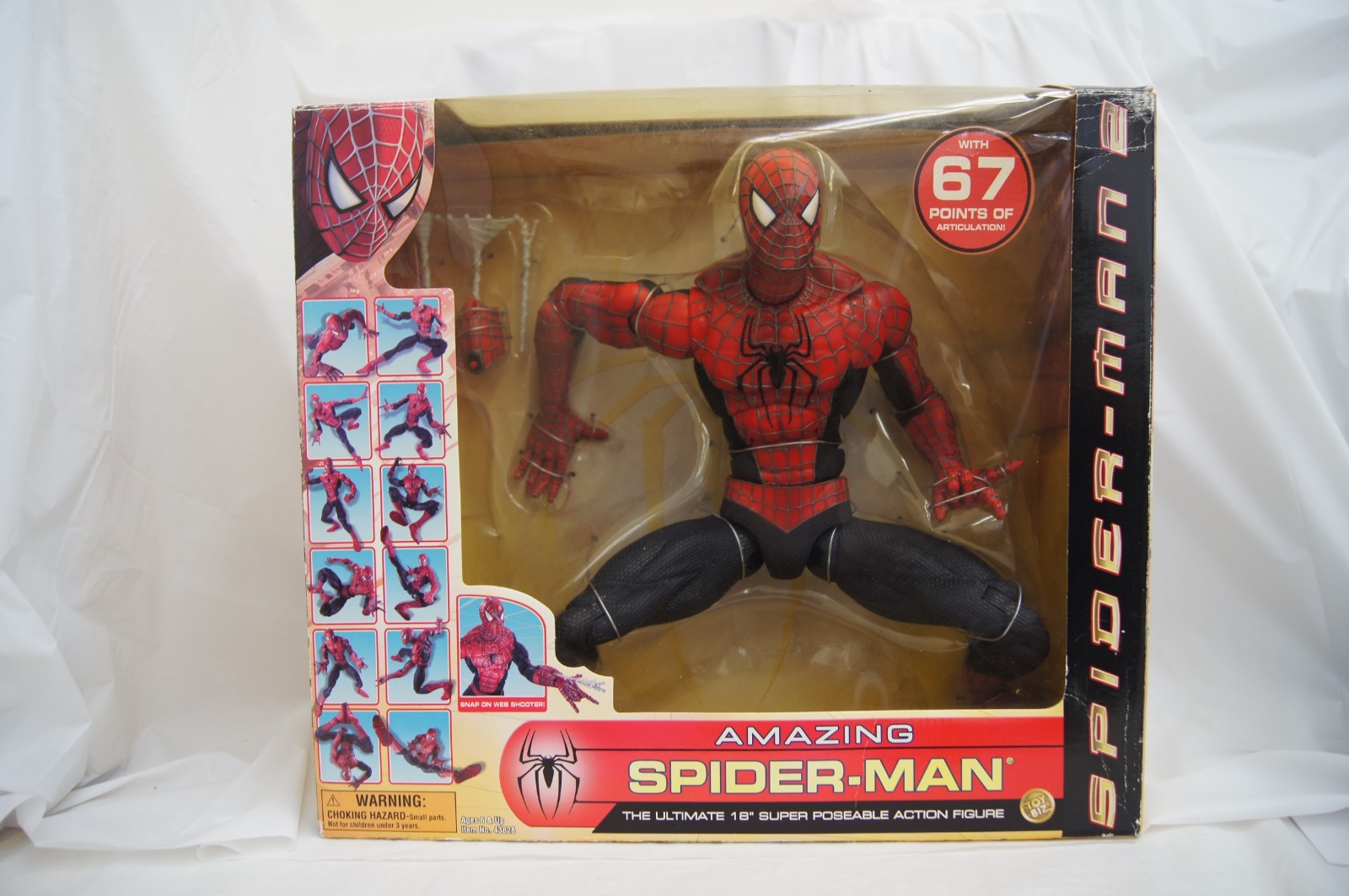 Toy Biz Spider-Man 2 Movie The Amazing Spider-Man 18 Inch