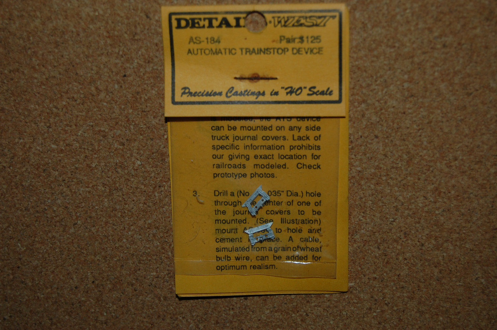 Details West SB-184 Automatic Trainstop Device - Lot of 2