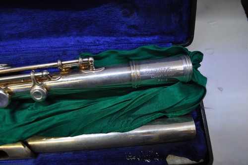 GEMEINHARDT 3SHB CUSTOM SOLID SILVER FLUTE