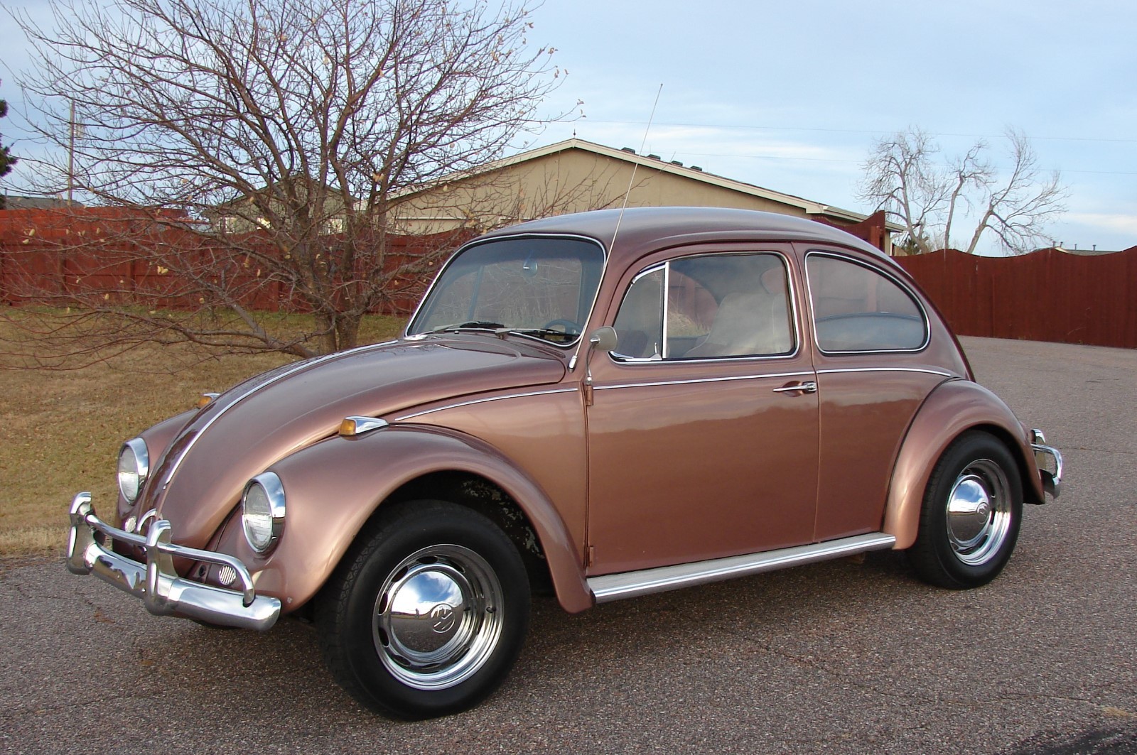 1967 VW Beetle, 1 year only, restored, clean