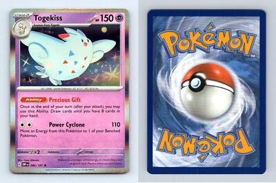 Togekiss #85/197 SV Obsidian Flames Rare Holo Pokemon 2023