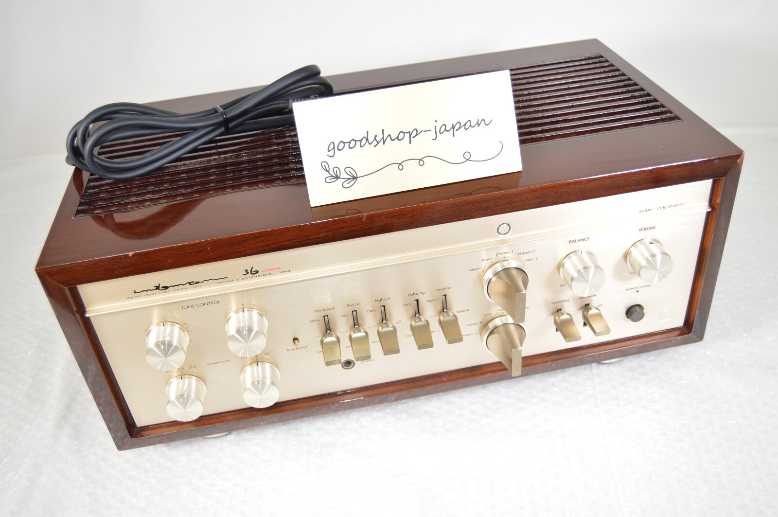 LUXMAN ラックスマン/コントロールアンプ/CL36/C9100671/ピュアオーディオ/Bランク/05【中古】 LUXMAN ラックスマン/コントロールアンプ/CL36/C9100671/ピュア