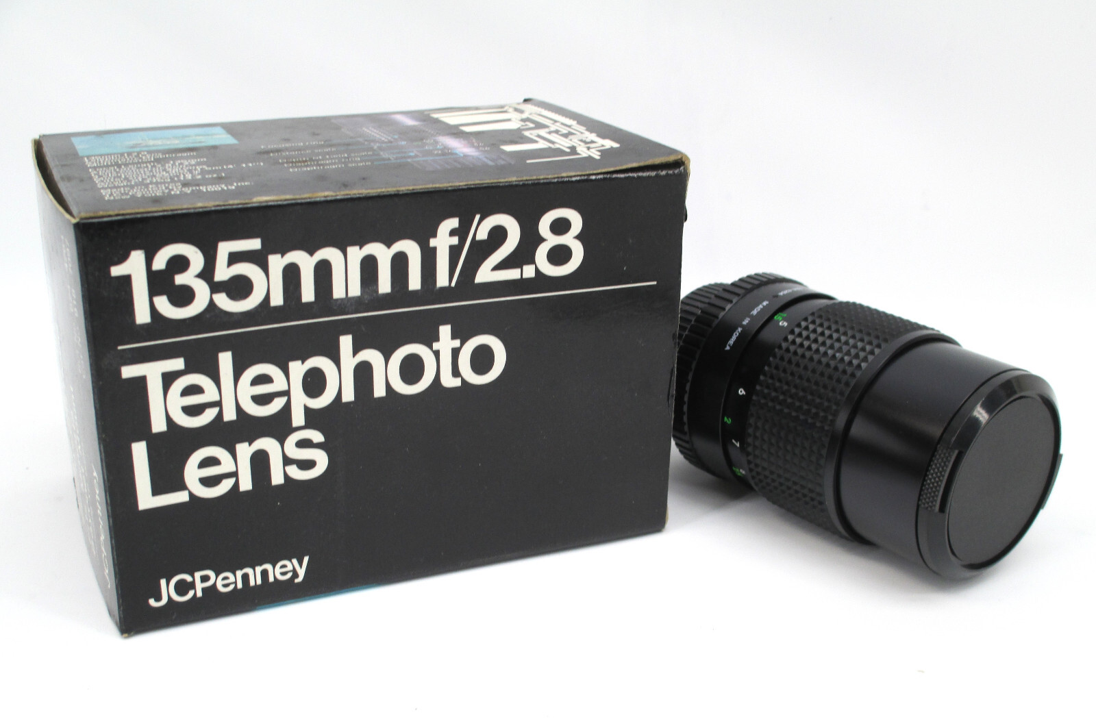 JCPenney F2.8 135mm Minolta MD Mount Lens For 35mm SLR