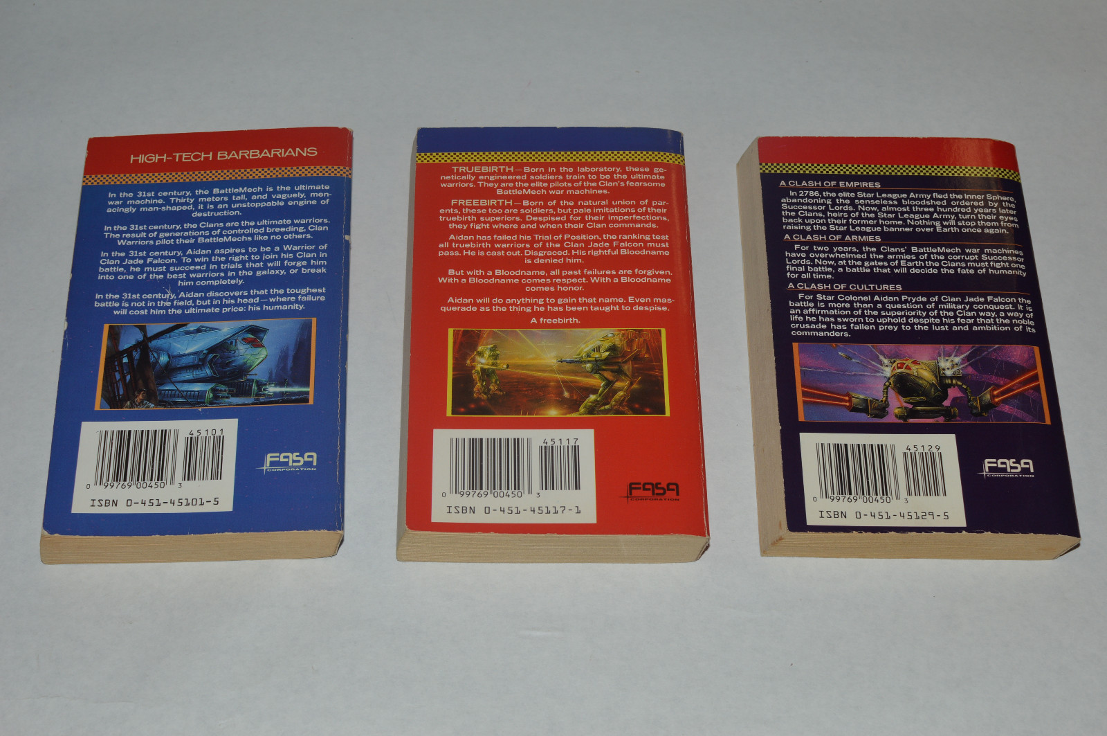 Battletech Book LOT 12 ROC Science Fiction FASA+William Keith Jr+Robert Thurston