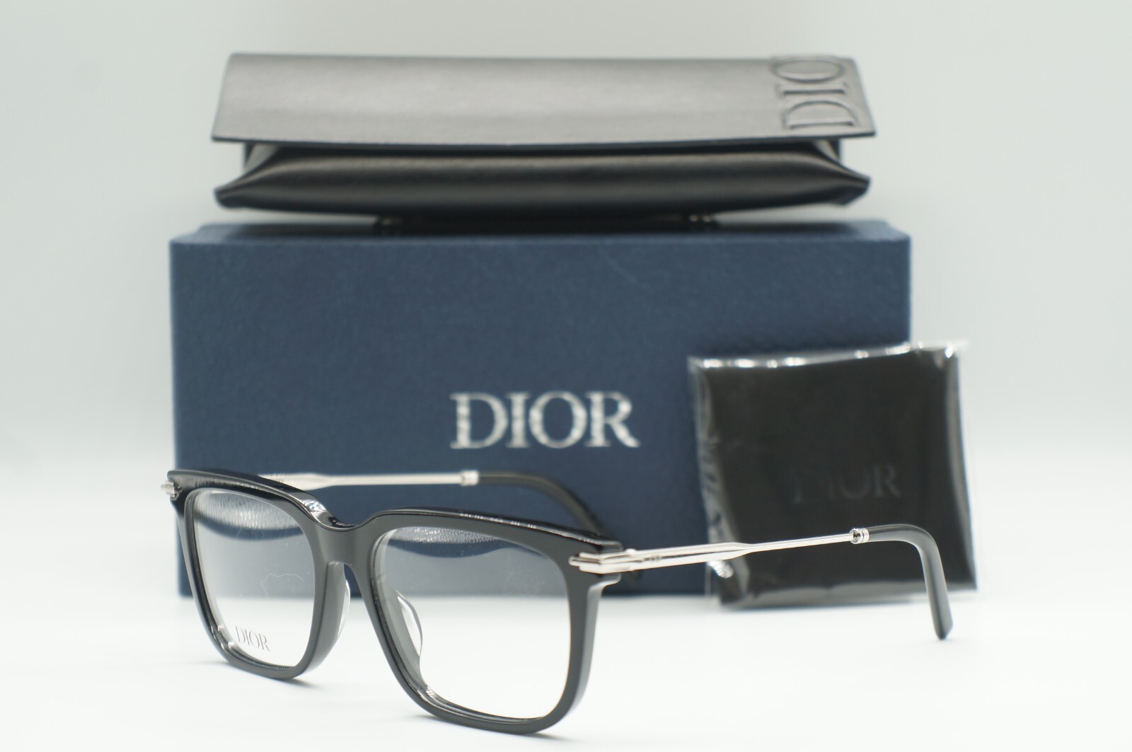 NEW CHRISTIAN DIOR DIORBLACKSUITO S12I 1300 BLACK AUTHENTIC