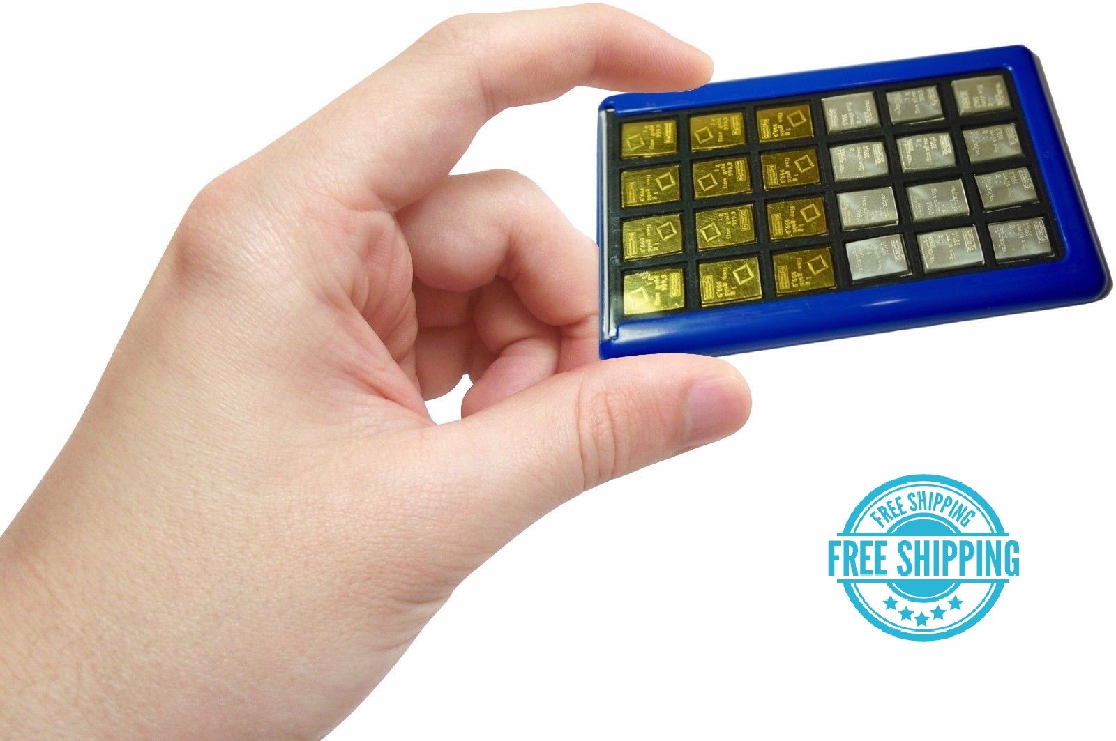 Element Card with 1g Silver Valcambi Combibar Bullion