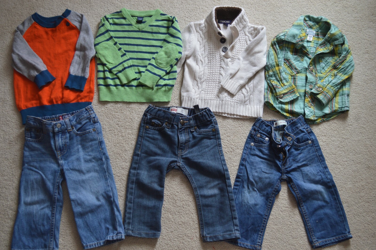 12 month boy clothes lot 39 items summer lot