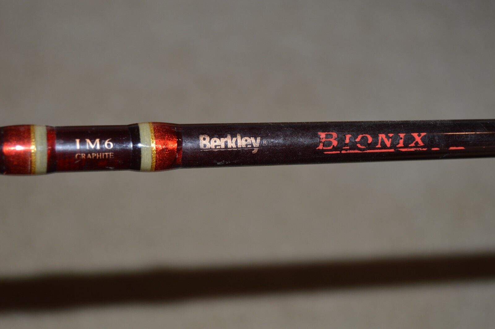 berkley bionix im6 graphite baitcast fishing rod 6' 6 berkley bionix im6 graphite baitcast fishing rod 6' 6