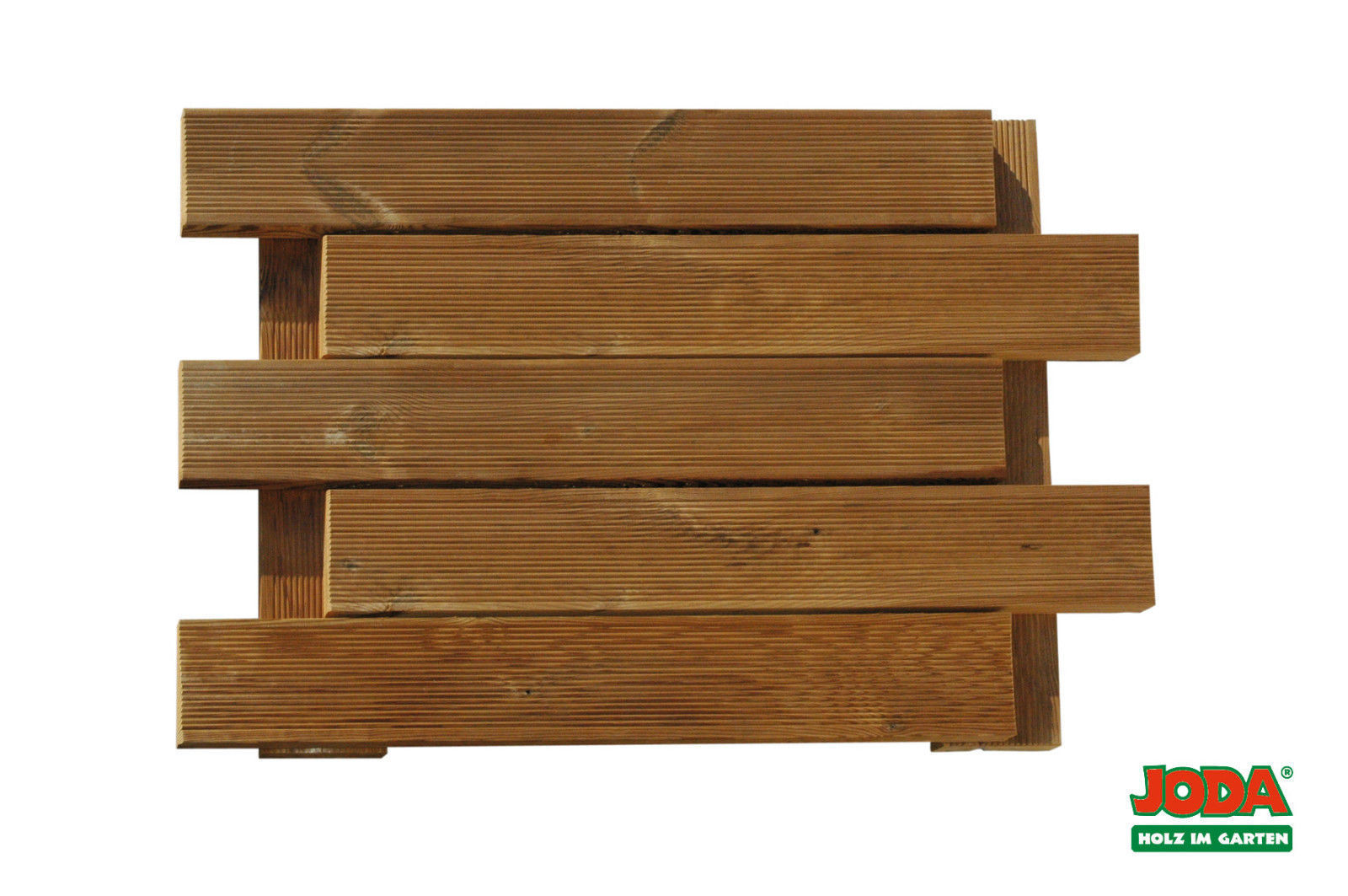 Rechteckige Holzfliesen