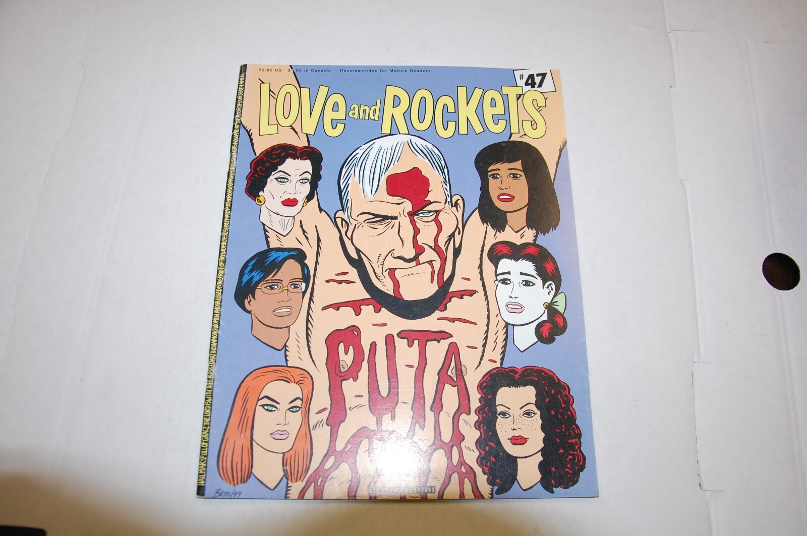 Hernandez　Love and Rockets レア1980s Love And Rockets #47 1st Print, Fantagraphics Books, 1995