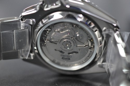 Pre-owned Seiko 5 Sports Srpd55k1 Black Dial Automatic Gent's Internetional Warranty