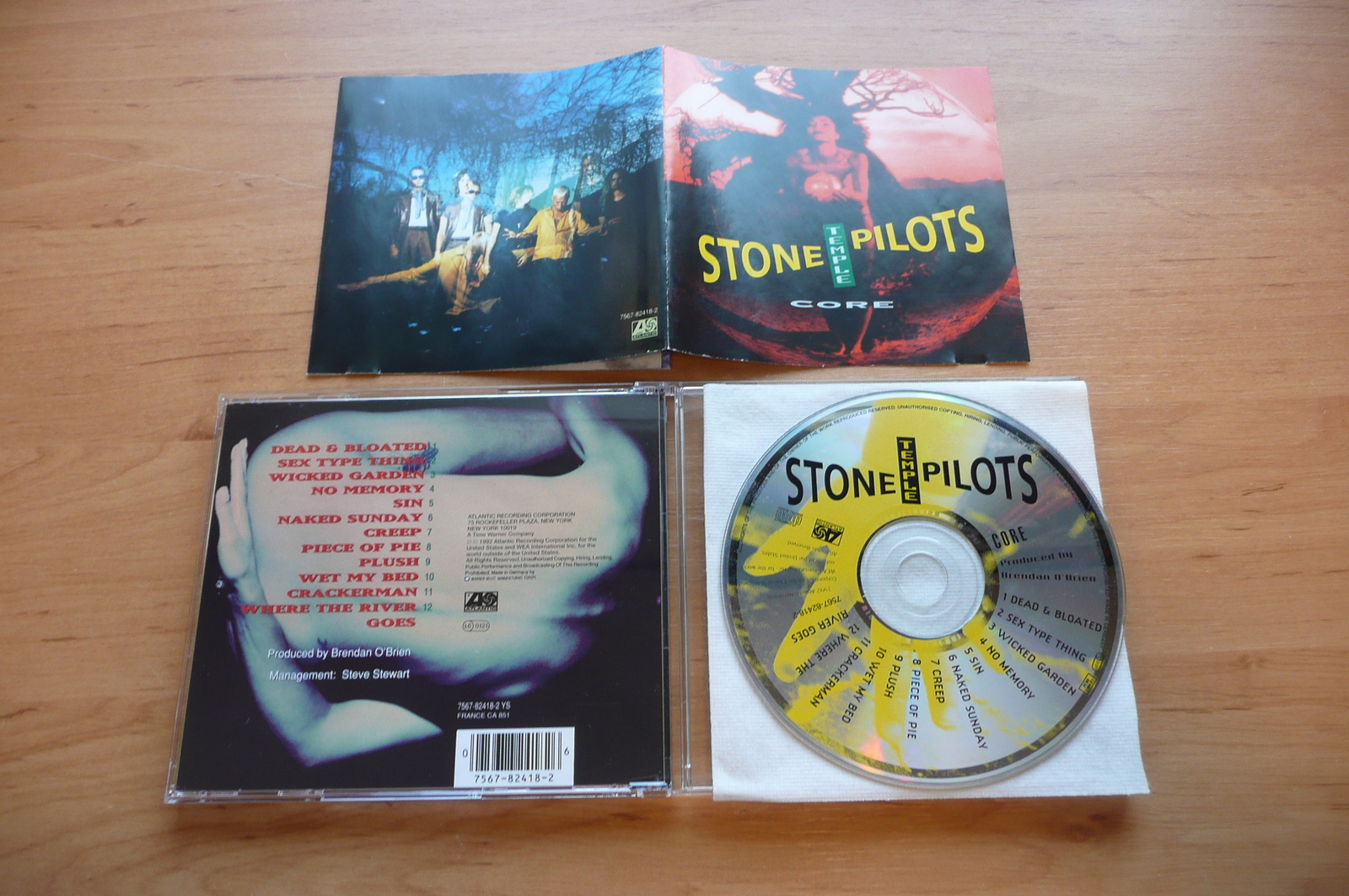 CD STONE TEMPLE PILOTS - CORE / ATLANTIC 1992 / ALT ROCK USA