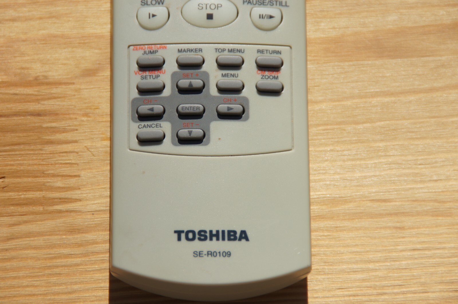 Toshiba SE-R0109 Remote Control - Pre-Owned, Good Condition