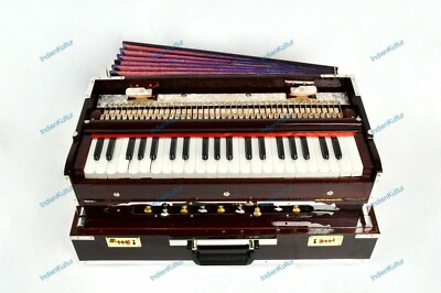 Indian Cultura Professional 9 Stopper 9 Stopper Portable Folding Harmonium With