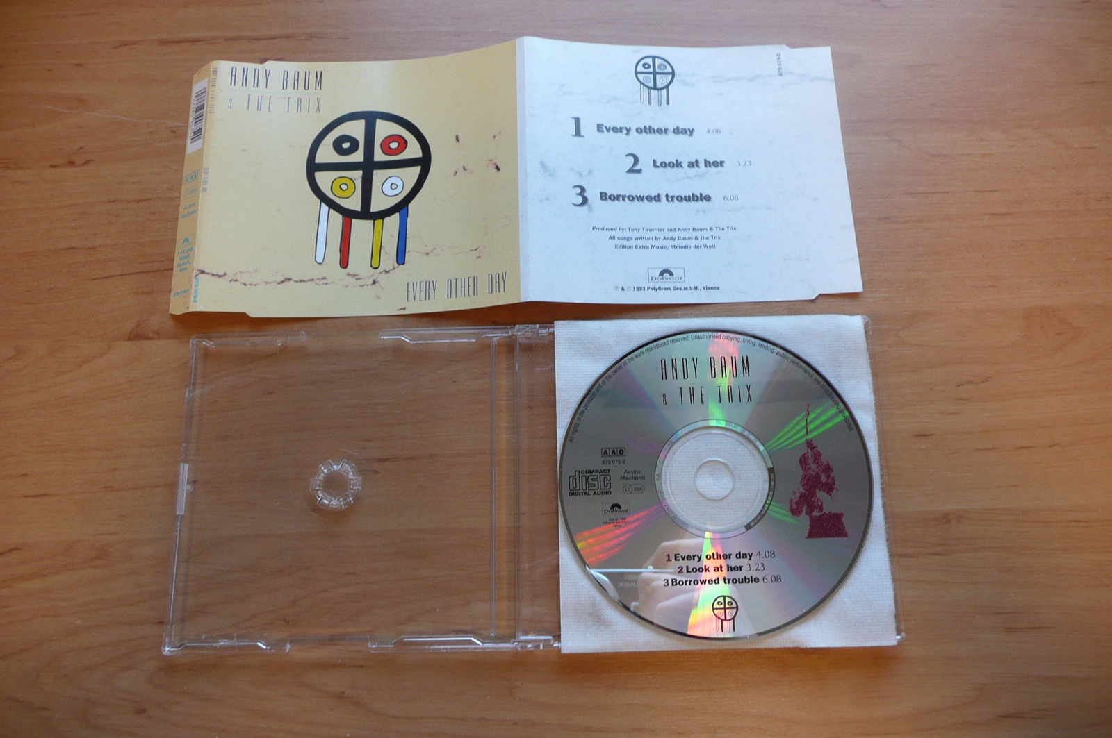 CD-SINGLE ANDY BAUM & THE TRIX - EVERY OTHER DAY/POLYDOR