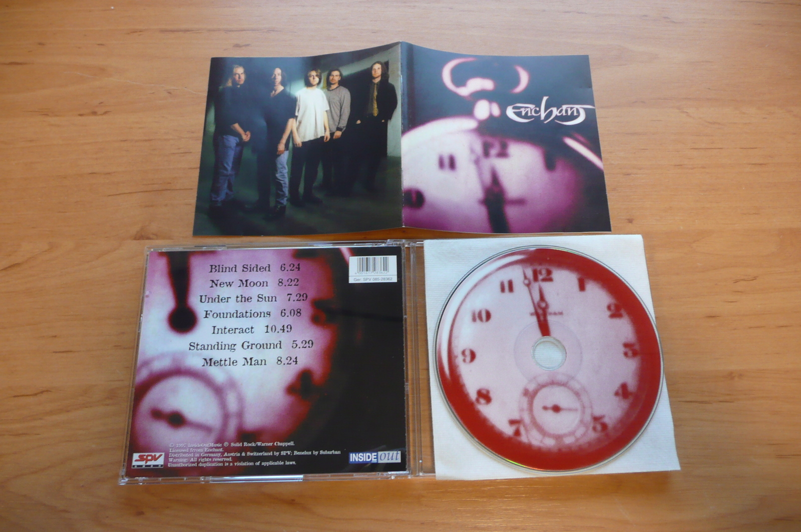 洋楽 enchant TIME LOST., CD ENCHANT - TIME LOST / INSIDEOUTMUSIC 1997 / PROG ROCK USA