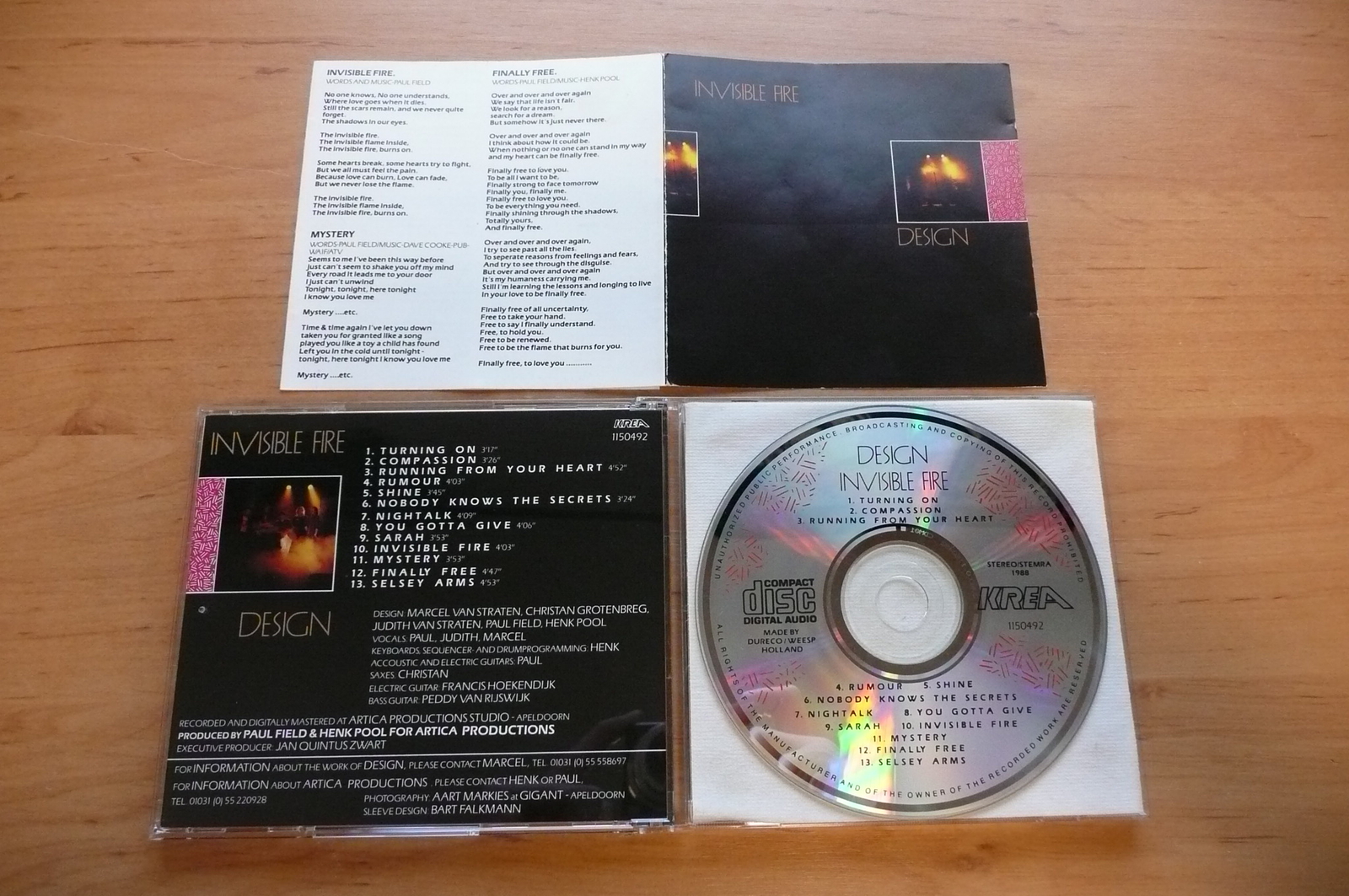 祝開店！大放出セール開催中 KREA / FIRE INVISIBLE - DESIGN CD 1988 POP AOR RARE / ORG 洋楽