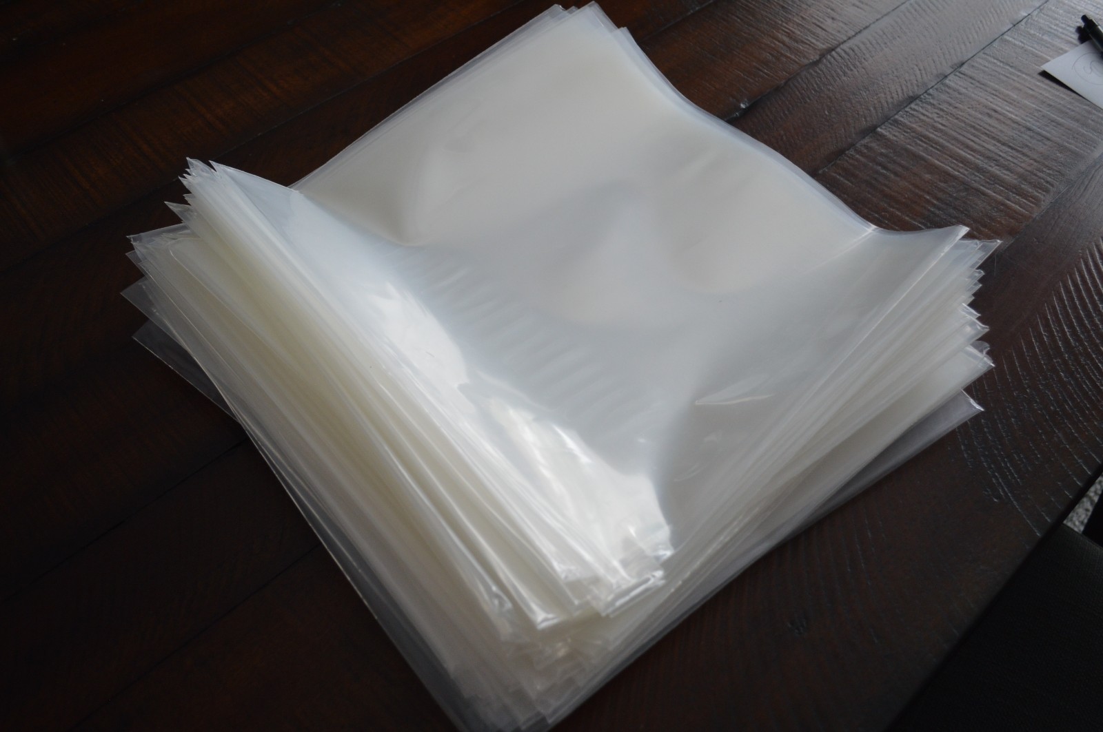 150 Plastic LP Outer Sleeves 4 MIL Heavy-Duty Vinyl 12