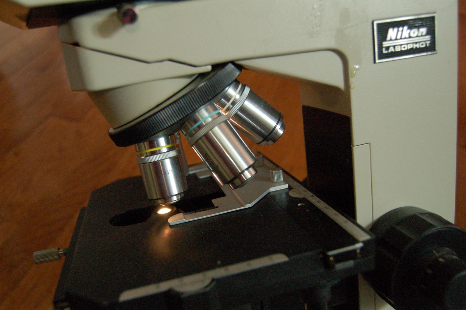 Nikon Labophot Microscope objective E plan 40/0.65 10/0.25 Abbe 1.25