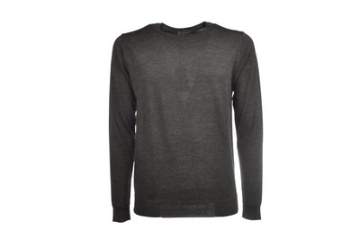Pre-owned Daniele Fiesoli Man Maglia Paricollo Grigio Piombo 16139