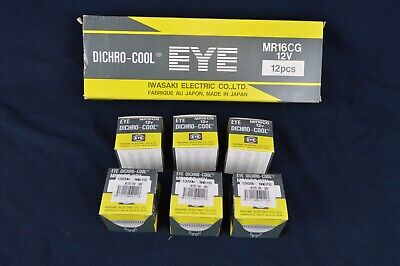 Eye Dichro-Cool MR16CG 12-volt 20-watt Iwasaki Electric Co. LOT OF 6 New Bulbs
