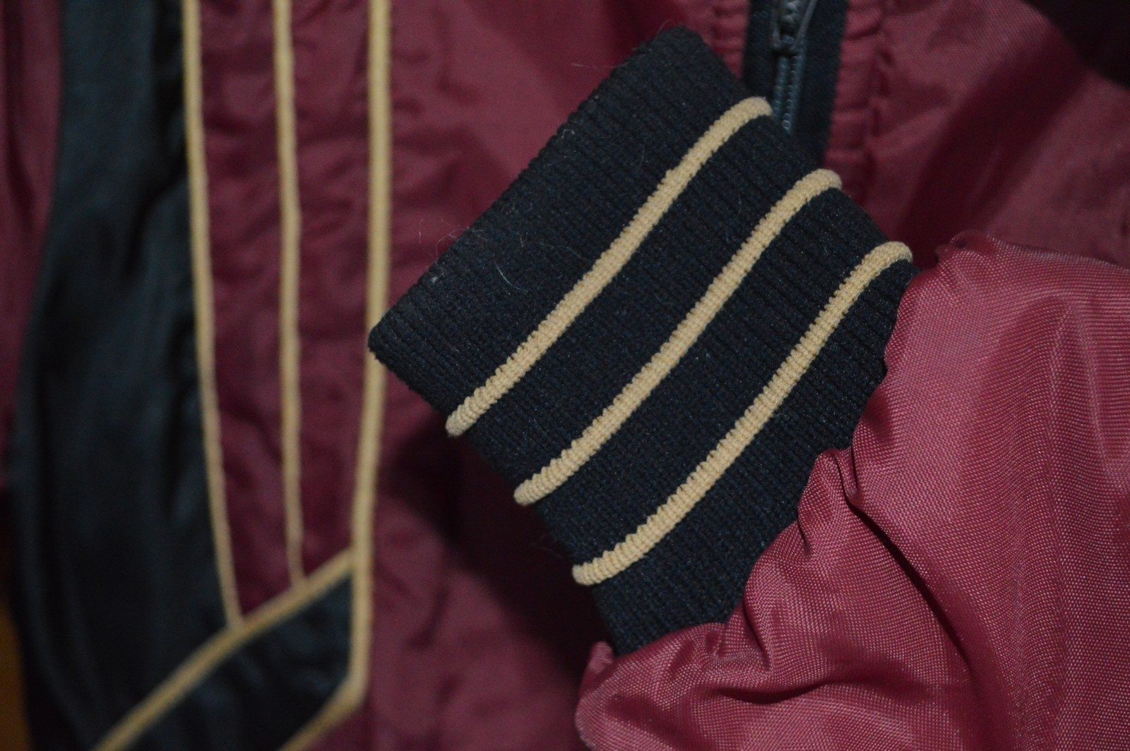 Vintage Arctic Cat Articwear Childs Kids Large Snowmobile Jacket Burgundy