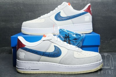 Nike Air Force 1 Undefeated 5 On It Dunk vs. AF1 Mens Size 13  dm8461-001 White