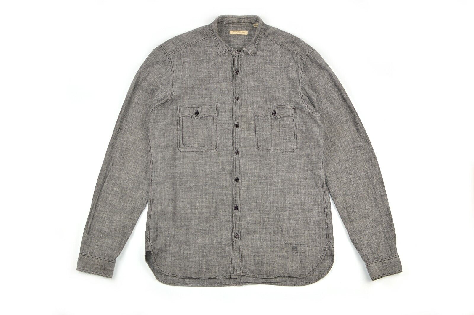 BURBERRY ＢＲＩＴ 半袖シャツ （XL） バーバリー メンズ 半袖オックスフォードシャツ 送料無料