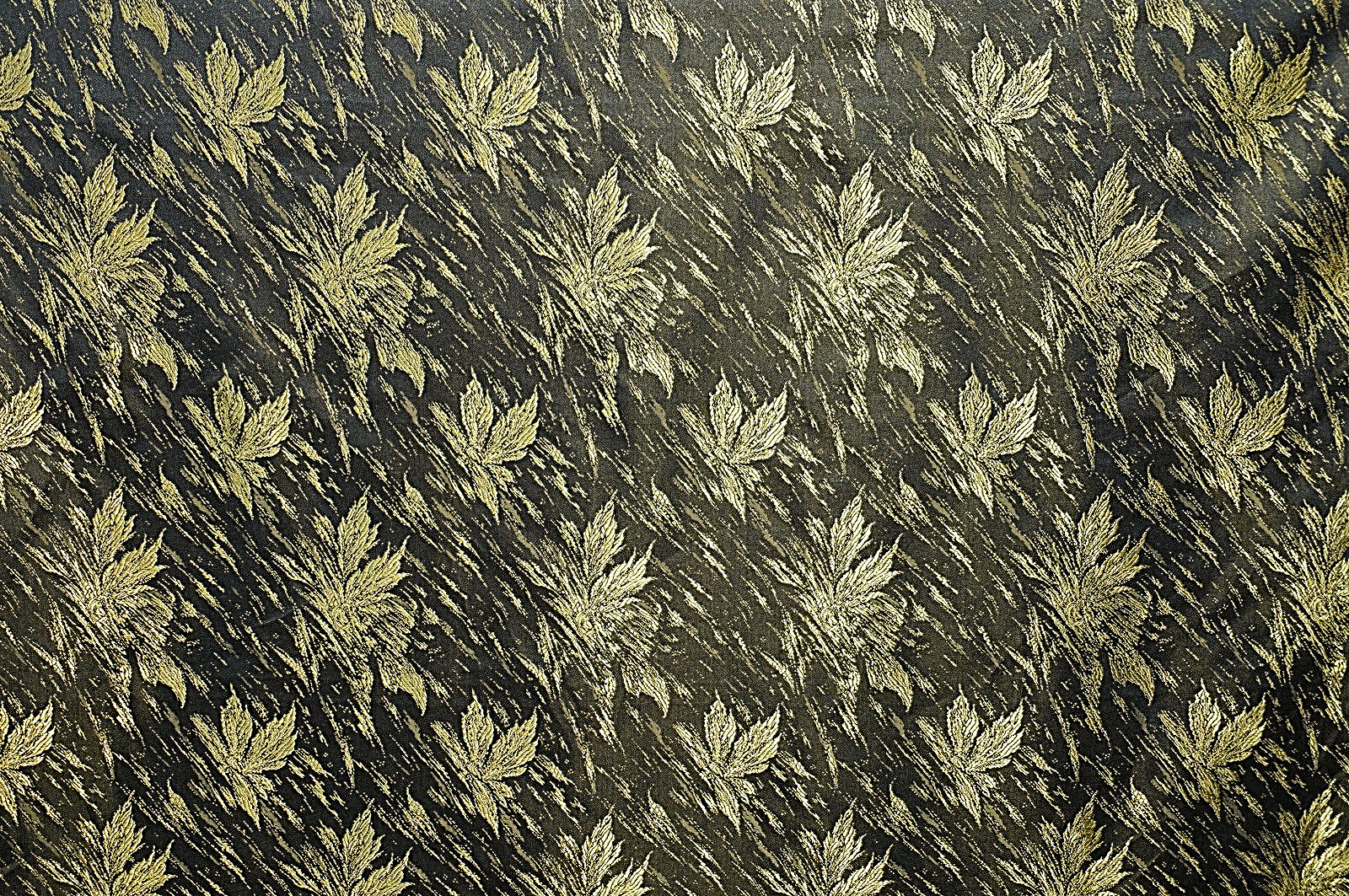 Vintage Silk Brocade  Fabric Mid Century Modern Japanese Special Occasion  Bfab