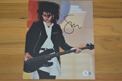 The Cure ~ Simon Gallup Autographed 8x10 Photo with Beckett Hologram COA