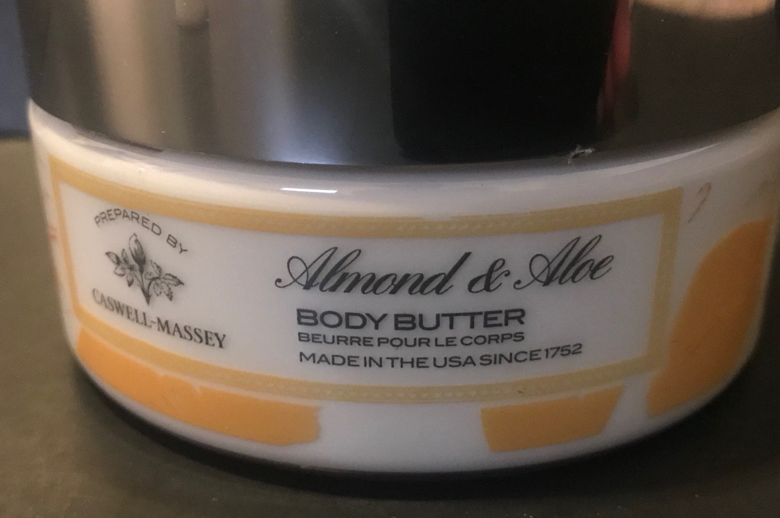 Caswell-Massey Almond and Aloe Body Butter, 8 Ounce