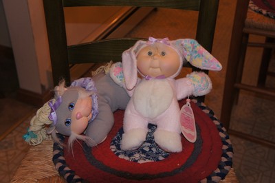 cabbage patch hasbro - Cat and Rabbit with tag